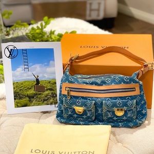 💎Louis Vuitton denim baggy bag